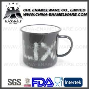 Promotional Wholesales 20oz Rolled Rim Steel Enamel Cup for Outdoor